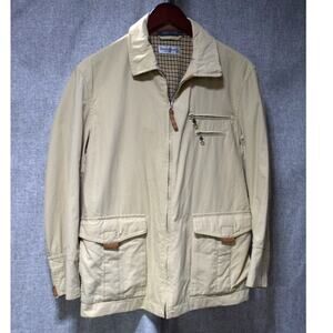 Bullock & Jones San Francisco Women’s Beige Italian-Made Utility Jacket Large